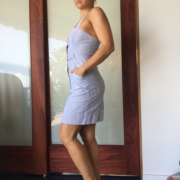 Guess pin stripe button up dress - Picture 3 of 5